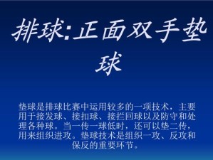 排球发球手型动作姿势要领（打造准确、稳定的发球技巧）